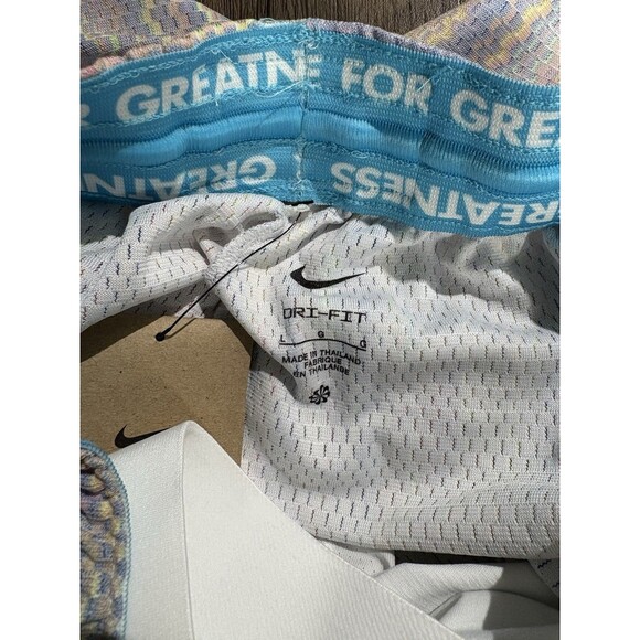 NIKE LEBRON DNA 6" DRI-FIT 3-IN-1 SHORTS PANTS WHITE/BLUE FZ1058-121 Men’s Large - Picture 11 of 12